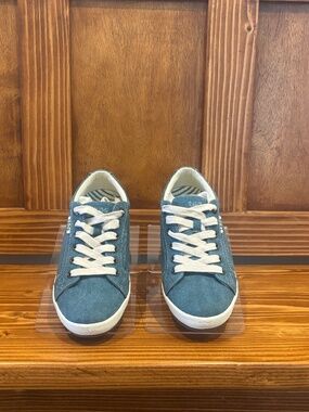 Taos Teal Canvas Shoes, Women's Sz 7.5